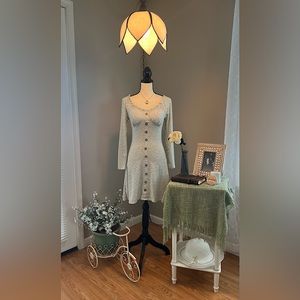 Sage Green Floral BodyCon Summer Dress - No Boundaries